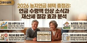 농지연금-수령액-재산세-절감방법