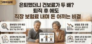 퇴직후-건강보험료-절감-방법