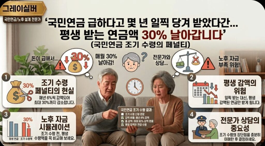 노령연금-조기신청-감액-손해