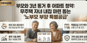 노부모부양특공-기준-자격