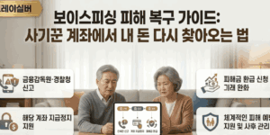 보이스피싱-피해구제-금감원-환급-방법