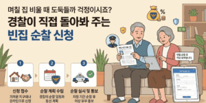 우편물-연기-빈집-순찰요청