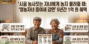 영농자녀-증여세-감면