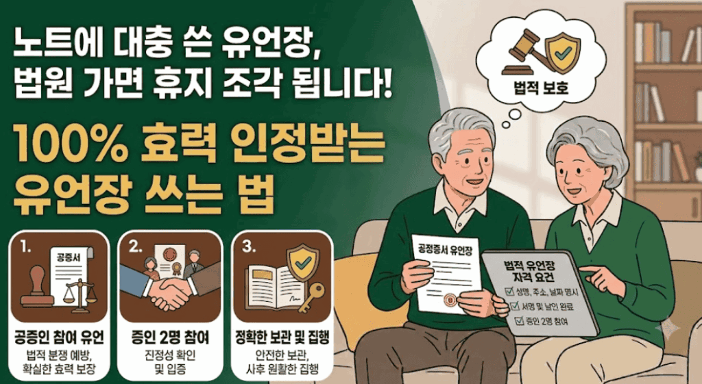 유언장-효력-요건-기재사항
