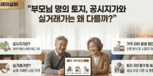 공시지가-실거래가