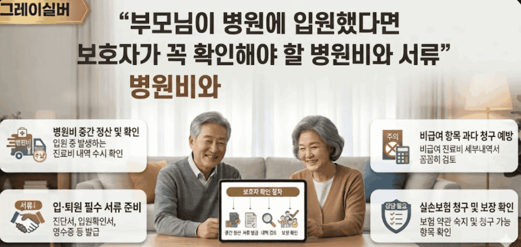 부모님-입원-병원비-서류