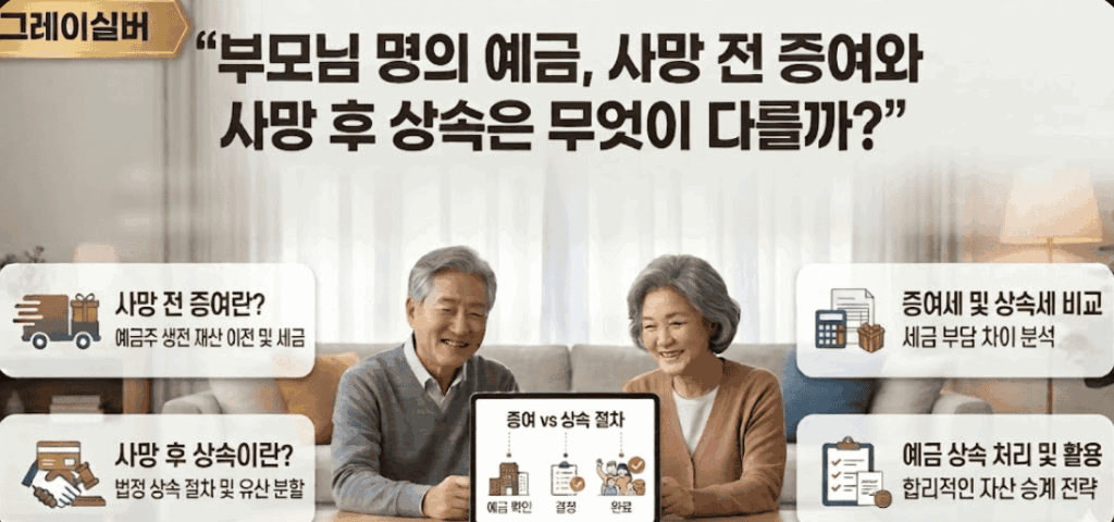 생전증여-상속-차이