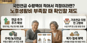 국민연금-적을때-노후생활비