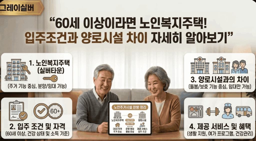노인복지주택-입주조건