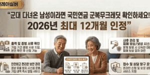 국민연금-군복무크레딧
